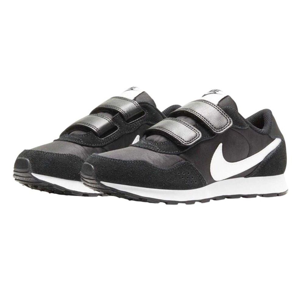 Nike Girls MD Valiant Suede Panel Sneakers / Black/White - Picture 5 of 5